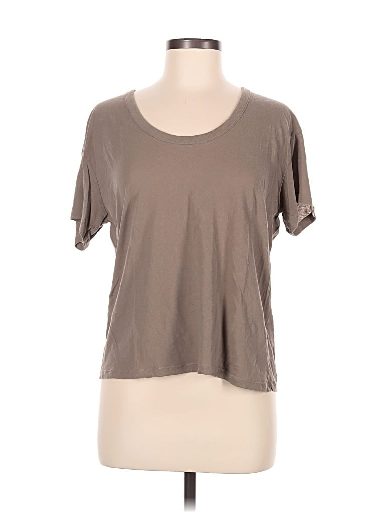 Pre-owned Everlane Short Sleeve T-shirt In Brown