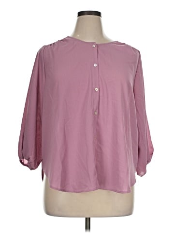 Adrienne Vittadini 3/4 Sleeve Blouse (view 1)