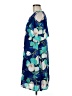 Luxology 100% Polyester Print Blue Casual Dress Size 8 - photo 5