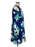 Luxology 100% Polyester Print Blue Casual Dress Size 8 - photo 4
