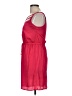 Bebop Solid Red Casual Dress Size M - photo 5