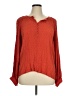 Umgee 100% Rayon Red Long Sleeve Blouse Size XL - photo 1