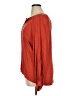 Umgee 100% Rayon Red Long Sleeve Blouse Size XL - photo 5