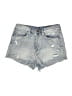 Blank NYC 100% Cotton Blue Denim Shorts Size 27 waist - photo 1