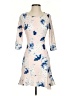 Zara Basic Print Blue Cocktail Dress Size XS - photo 1