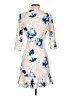 Zara Basic Print Blue Cocktail Dress Size XS - photo 2