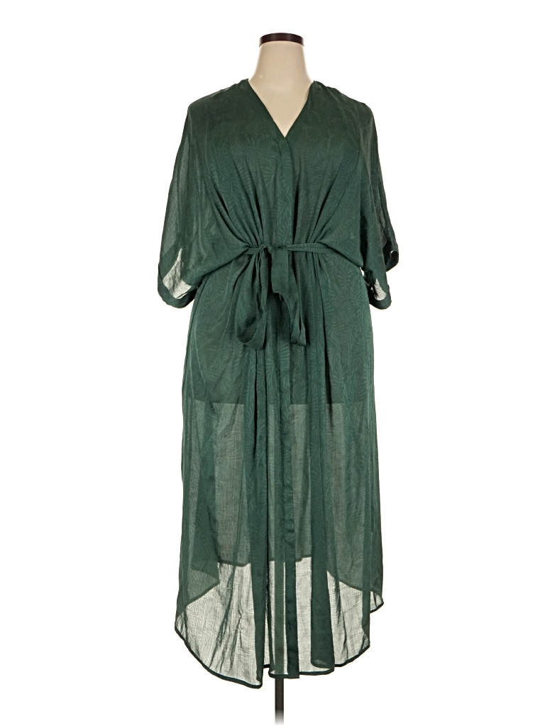 Pre-owned H&m Casual Dress In Green