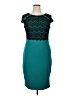 Sangria Teal Cocktail Dress Size 14 - photo 1