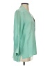 Assorted Brands 100% Silk Teal 3/4 Sleeve Silk Top Size S - photo 4