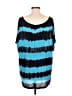 ENTI Tie-dye Blue 3/4 Sleeve T-Shirt Size M - photo 2