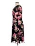 Donna Morgan 100% Polyester Floral Black Casual Dress Size 14 - photo 5