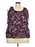 Apt. 9 100% Nylon Purple Sleeveless Blouse Size 2X - photo 1