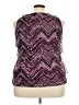 Apt. 9 100% Nylon Purple Sleeveless Blouse Size 2X - photo 2