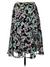 Sag Harbor 100% Polyester Floral Green Casual Skirt Size M (petite) - photo 2