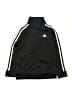 Adidas 100% Polyester Solid Black Track Jacket Size 6 - photo 1