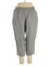 Flax 100% Linen Gray Linen Pants Size 14 (L) - photo 1