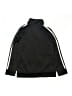 Adidas 100% Polyester Solid Black Track Jacket Size 6 - photo 2