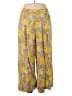 Veronica Beard Floral Yellow Linen Pants Size 12 - photo 1