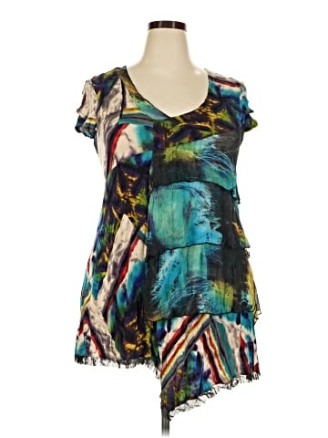 Motto Short Sleeve Blouse (view 1)