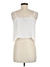 ASOS 100% Polyester White Sleeveless Top Size 8 - photo 2