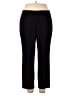 Susan Graver Solid Black Casual Pants Size L (petite) - photo 1