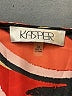 Kasper Orange Sleeveless Blouse Size 2X - photo 7