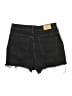 Zara Black Denim Shorts Size 8 - photo 2