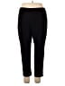 Susan Graver Solid Black Active Pants Size L (petite) - photo 2