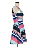 Derek Heart Stripes Blue Cocktail Dress Size M - photo 4