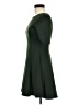 Popular Basics Solid Green Casual Dress Size M - photo 5