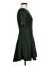Popular Basics Solid Green Casual Dress Size M - photo 4