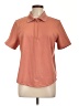 Lands' End Orange Short Sleeve Blouse Size L - photo 1