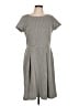Talbots Houndstooth Gray Casual Dress Size 12 - photo 1