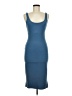 Forever 21 Solid Blue Casual Dress Size M - photo 1