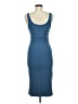 Forever 21 Solid Blue Casual Dress Size M - photo 2