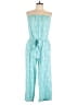 Escapada Paisley Teal Jumpsuit Size L - photo 1