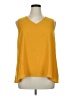 Cato 100% Polyester Yellow Sleeveless T-Shirt Size XL - photo 1