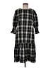 Sara Campbell Plaid Black Casual Dress Size M - photo 1