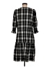 Sara Campbell Plaid Black Casual Dress Size M - photo 2