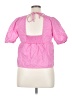 ModCloth 100% Cotton Pink Short Sleeve Blouse Size XL - photo 2
