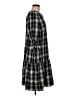 Sara Campbell Plaid Black Casual Dress Size M - photo 4