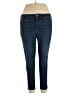 Jessica Simpson Solid Blue Jeans Size 14 - photo 1