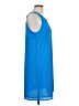 H&M 100% Polyester Solid Blue Casual Dress Size 12 - photo 4
