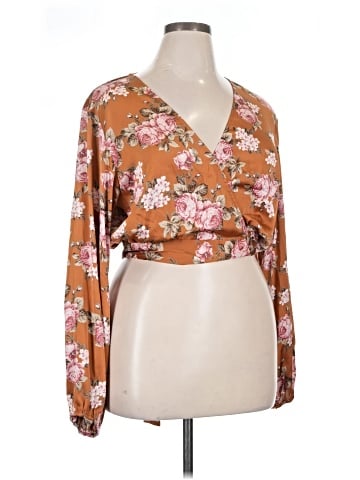 WAYF Long Sleeve Blouse (view 1)