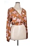 WAYF Brown Long Sleeve Blouse Size XL - photo 1