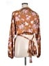 WAYF Brown Long Sleeve Blouse Size XL - photo 2