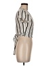 Garage 100% Rayon Ivory Short Sleeve Blouse Size M - photo 4