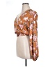 WAYF Brown Long Sleeve Blouse Size XL - photo 5