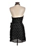 MNG 100% Polyester Animal Print Black Cocktail Dress Size 6 - photo 2