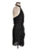 MNG 100% Polyester Animal Print Black Cocktail Dress Size 6 - photo 4